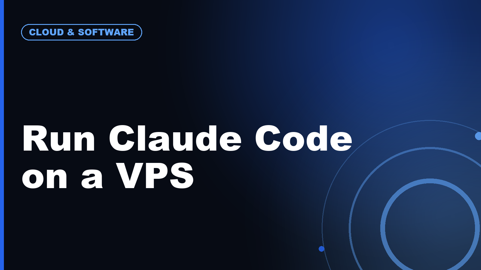 How to Run Claude Code on a VPS (Always-On Cloud Dev Environment)
